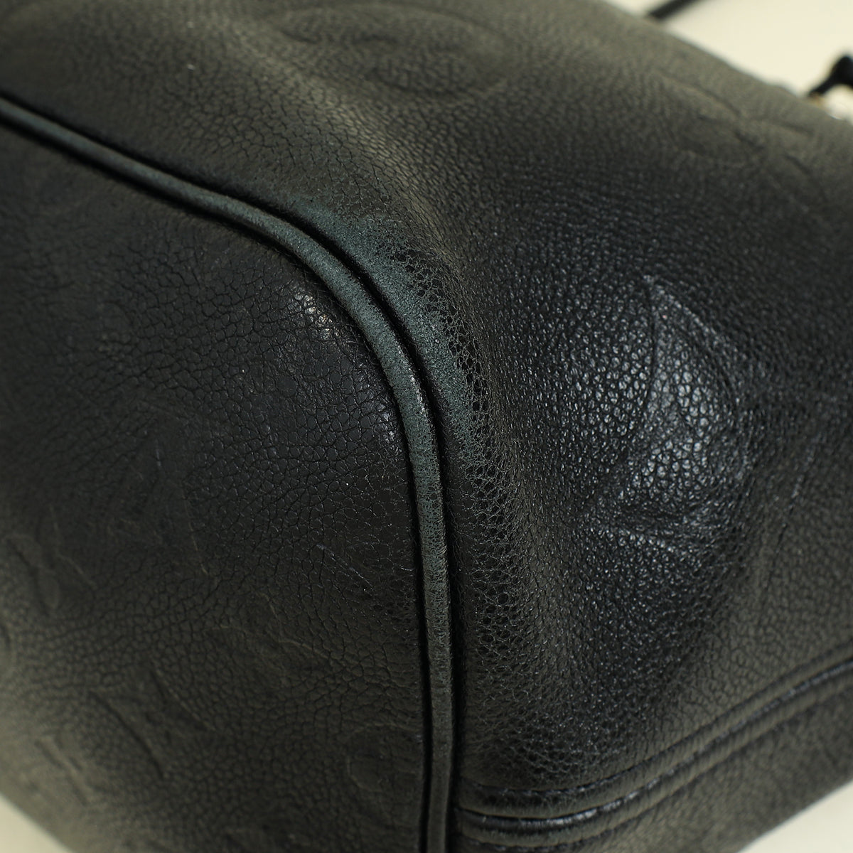 Louis Vuitton Black Empreinte Neverfull MM Tote Bag