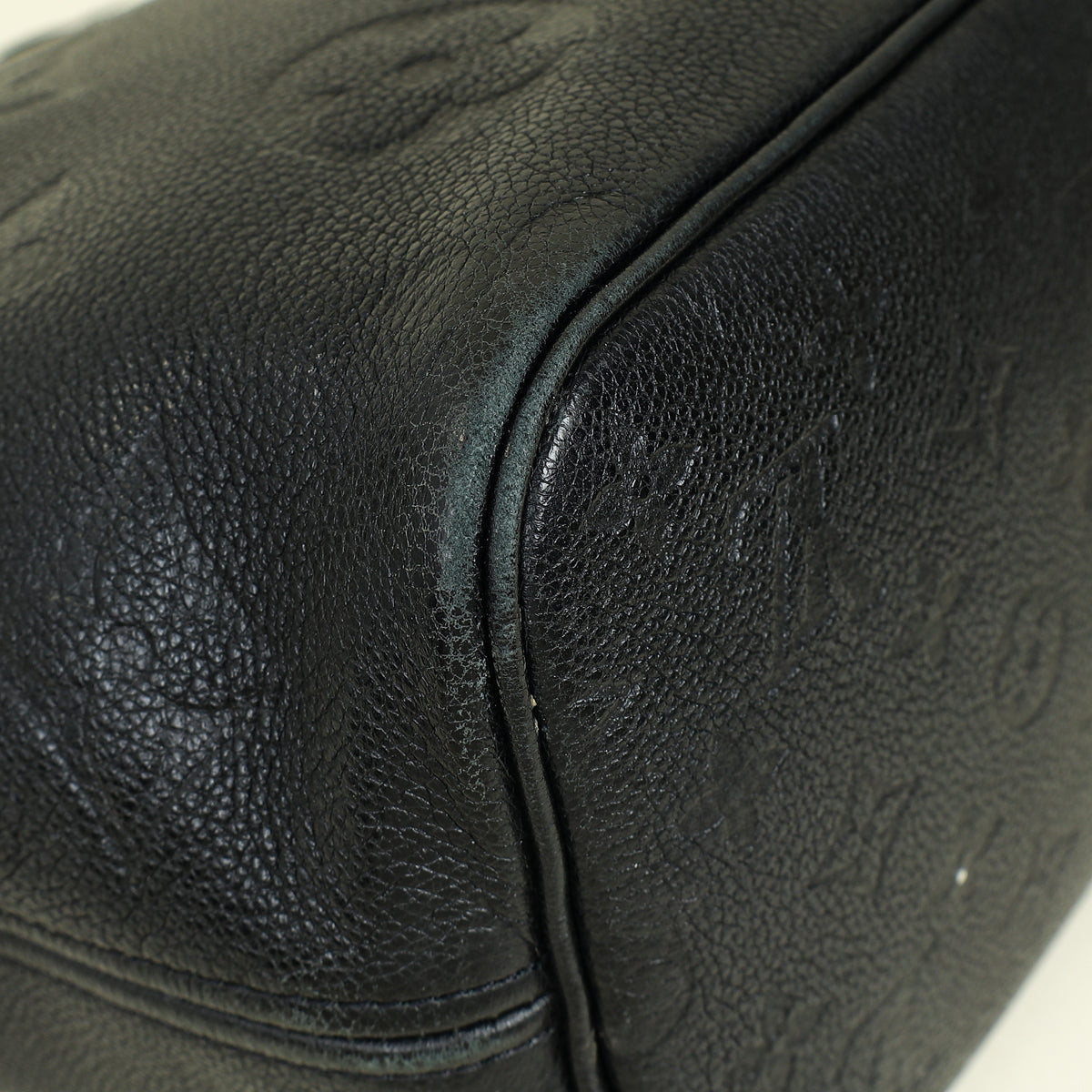 Louis Vuitton Black Empreinte Neverfull MM Tote Bag