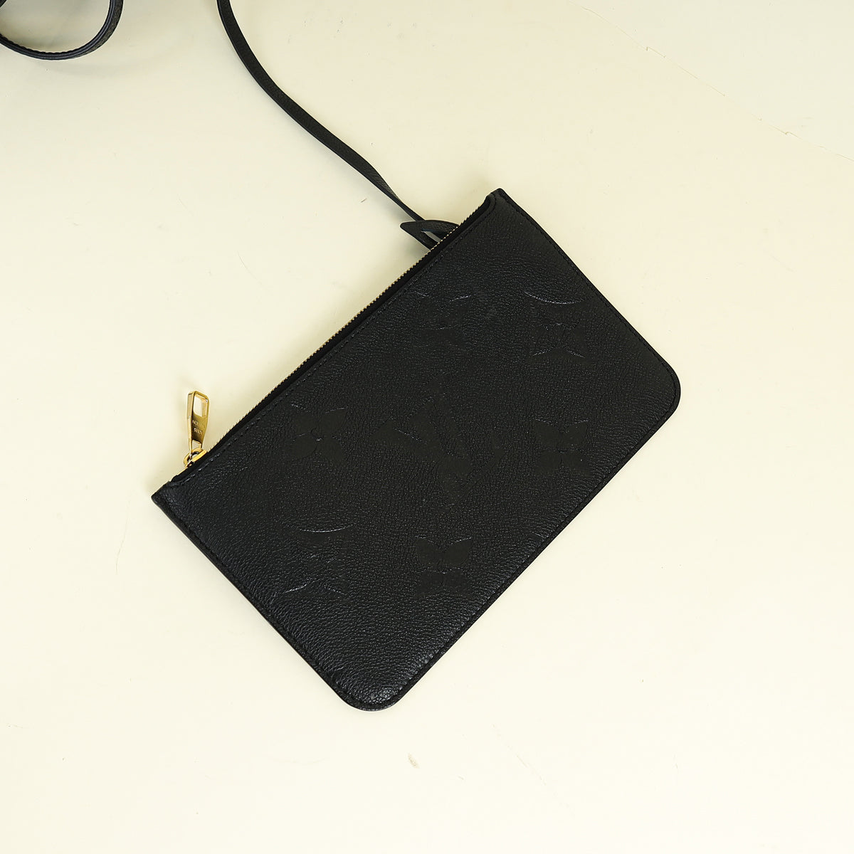 Louis Vuitton Black Empreinte Neverfull MM Tote Bag