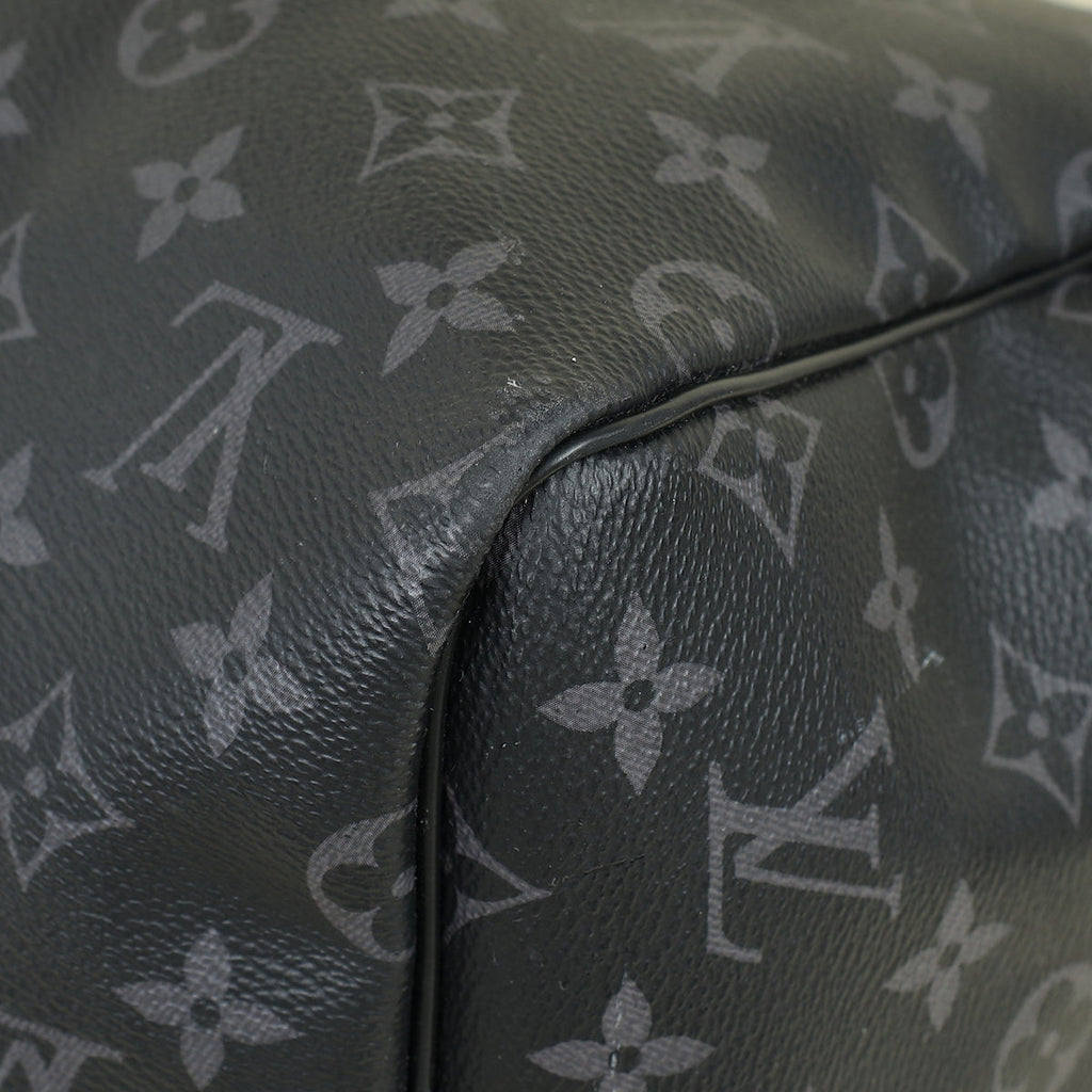 Louis Vuitton Monogram Eclipse Keepall Bandouliere 55 Bag