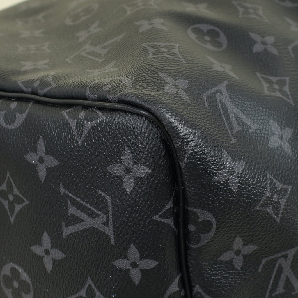 Louis Vuitton Monogram Eclipse Keepall Bandouliere 55 Bag