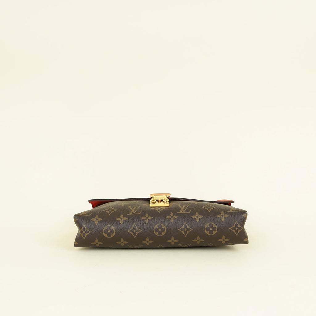 Louis Vuitton Monogram Red Pallas Chain Shoulder Bag
