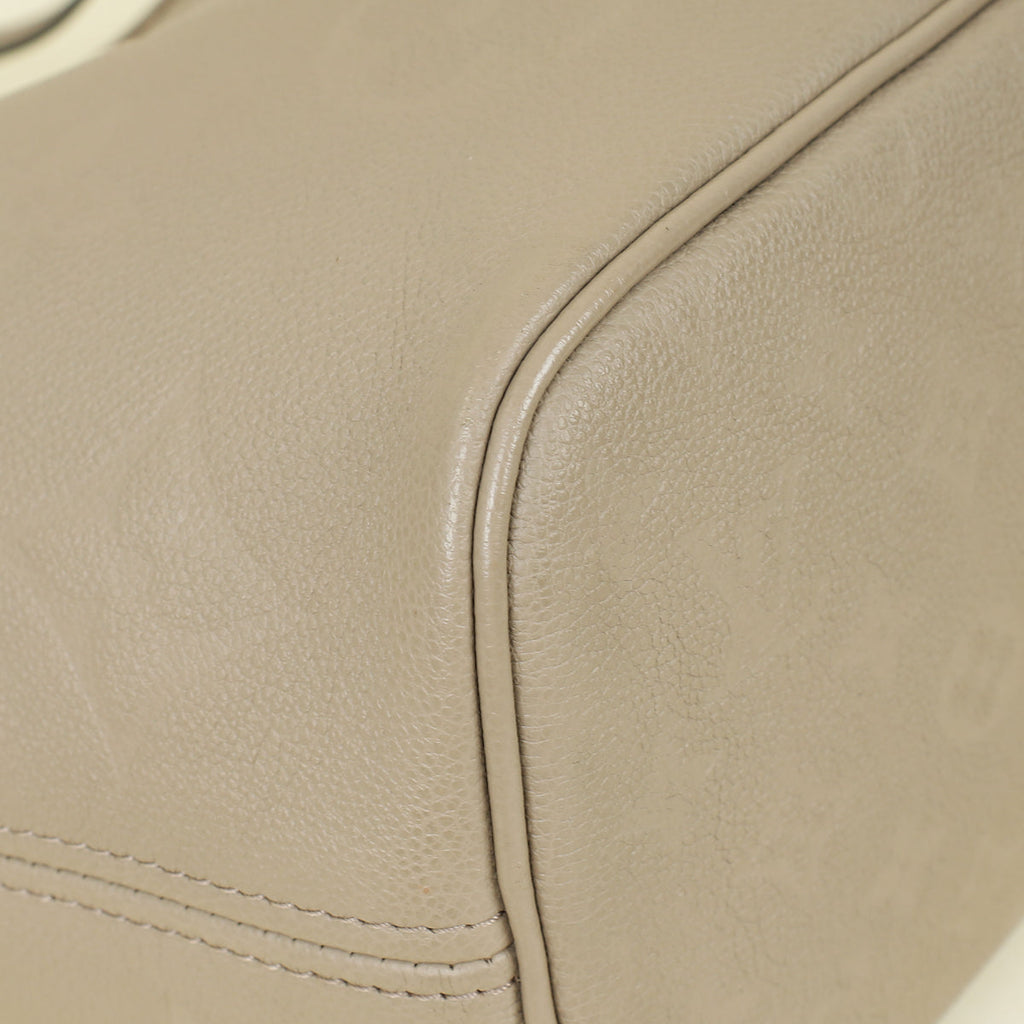 Louis Vuitton Tourterelle Monogram Giant Empreinte Neverfull MM Bag