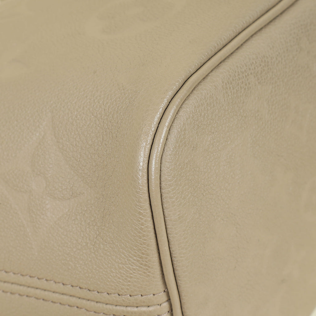 Louis Vuitton Tourterelle Monogram Giant Empreinte Neverfull MM Bag