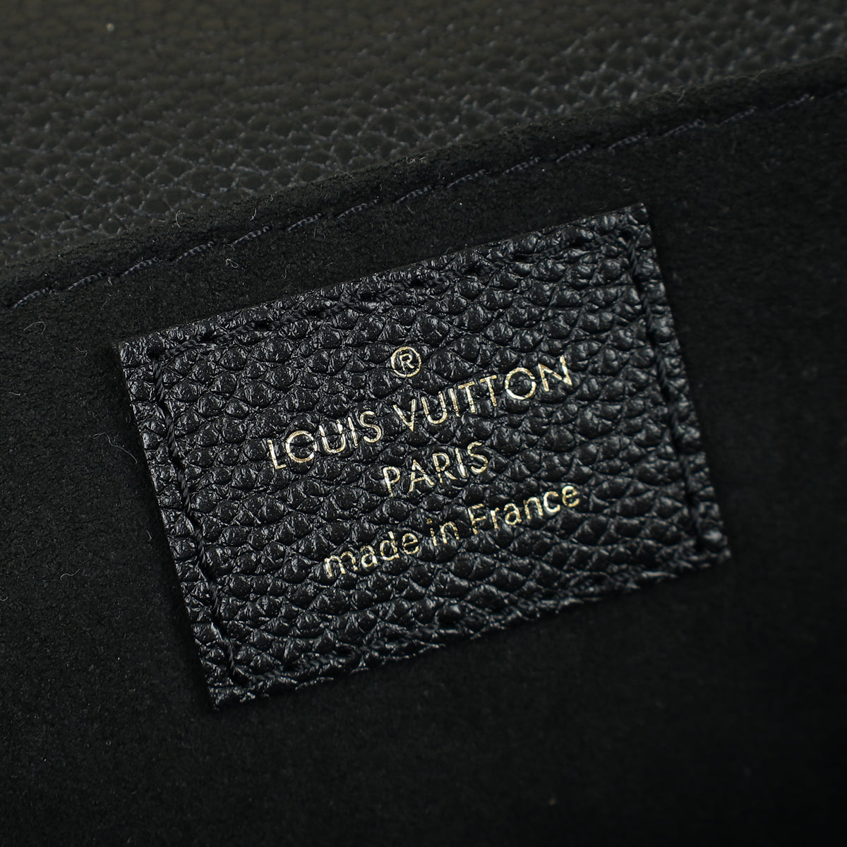 Louis Vuitton Black Monogram Empreinte Pochette Metis East West Bag