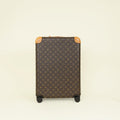 Louis Vuitton Monogram Macassar Horizon 55 Suitcase w/ initial AAA