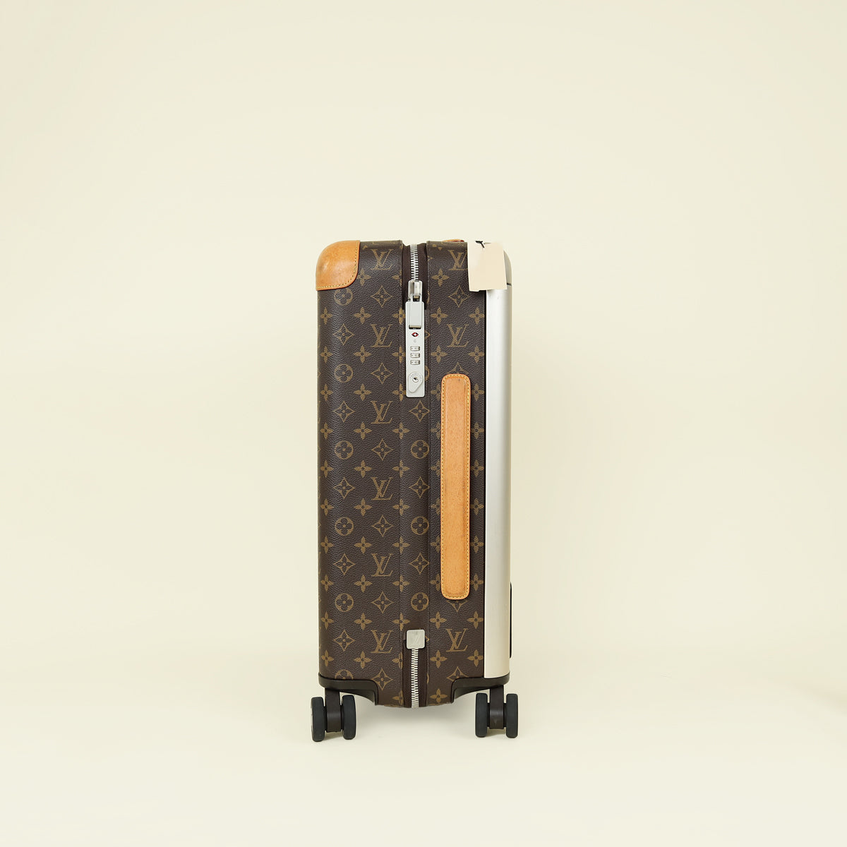 Louis Vuitton Monogram Macassar Horizon 55 Suitcase w/ initial AAA