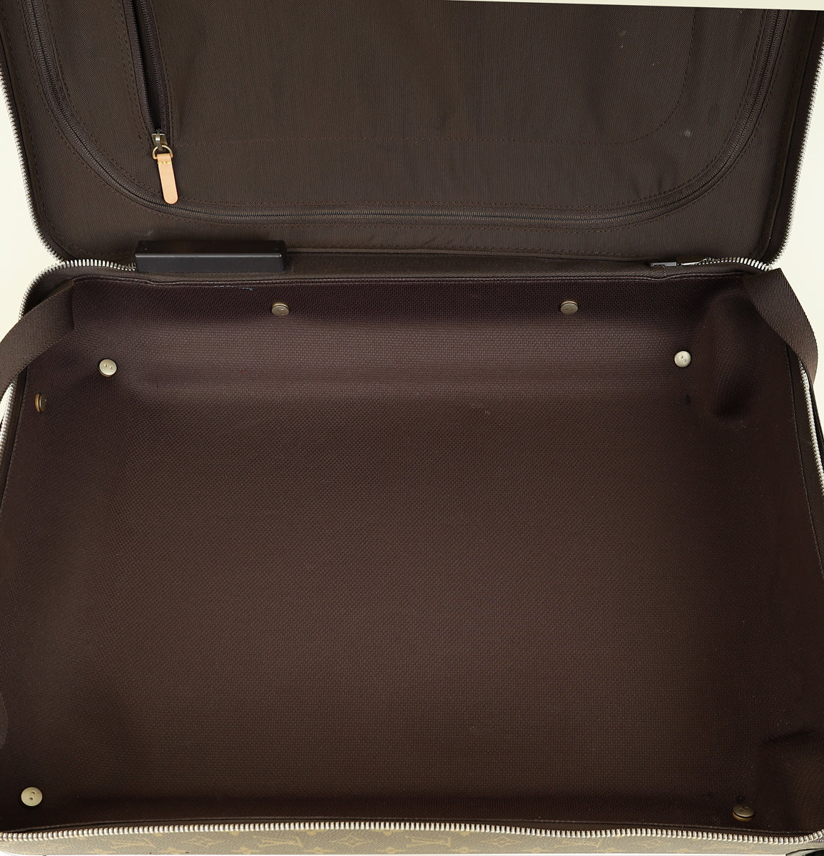 Louis Vuitton Monogram Macassar Horizon 55 Suitcase w/ initial AAA