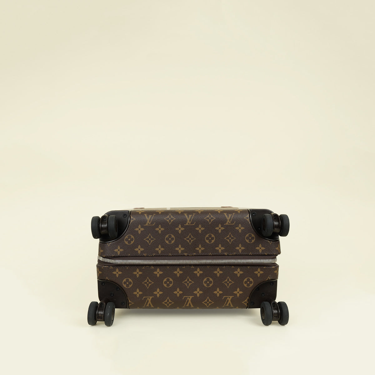Louis Vuitton Monogram Macassar Horizon 55 Suitcase w/ initial AAA