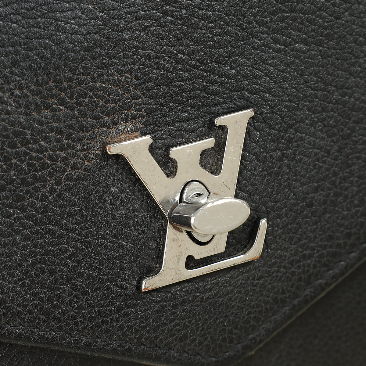 Louis Vuitton Black MyLockMe Chain/Wristlet Pochette