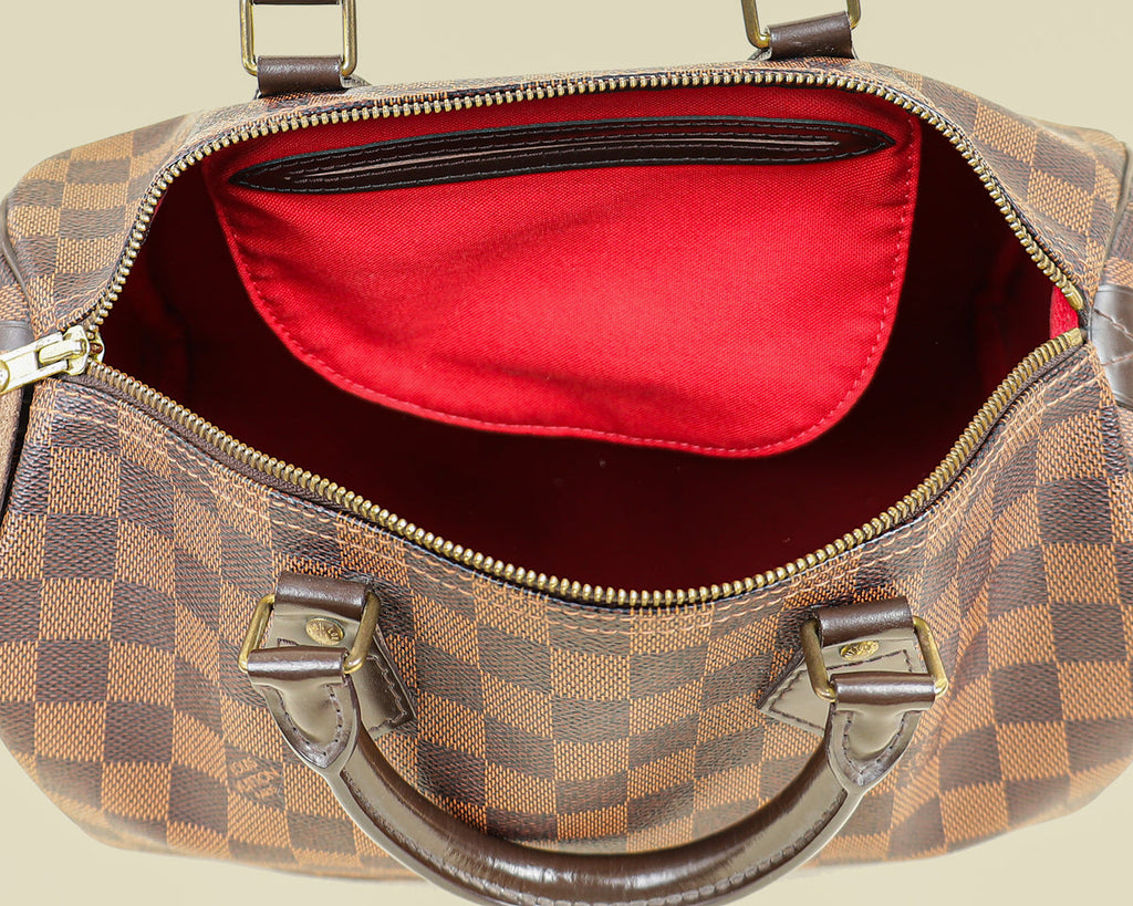 Louis Vuitton Damier Ebene Speedy 30 Bag