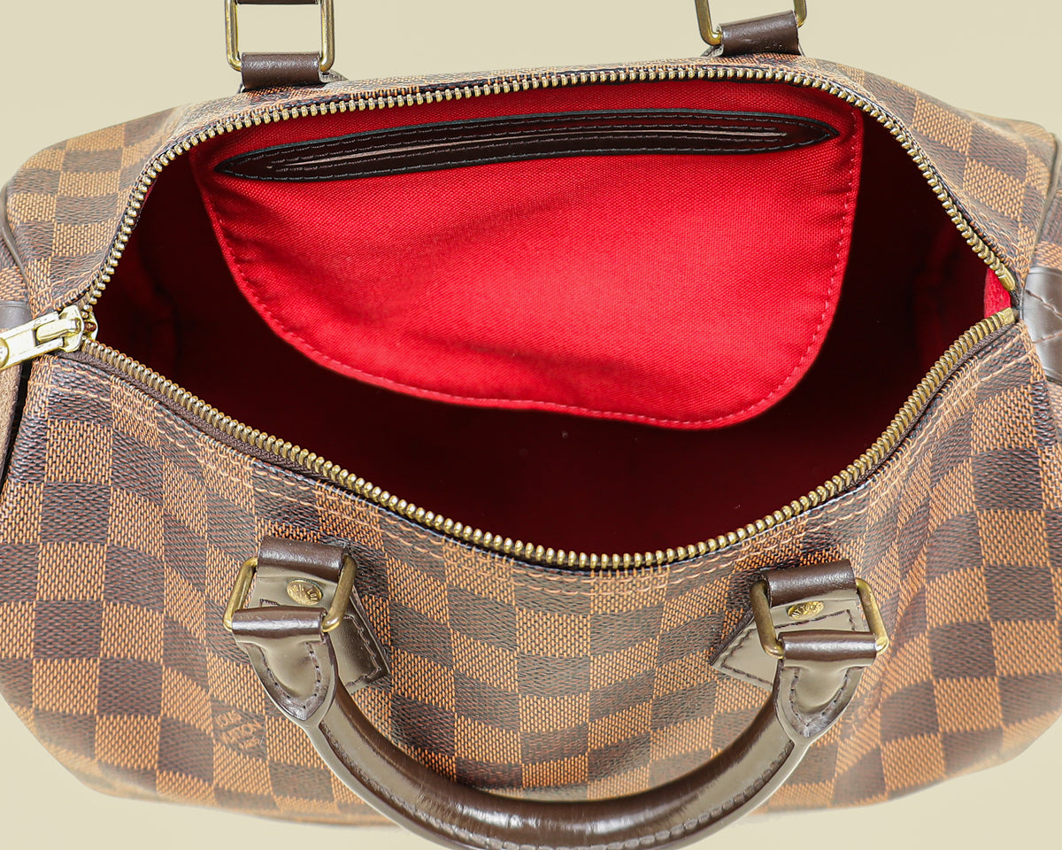 Louis Vuitton Damier Ebene Speedy 30 Bag
