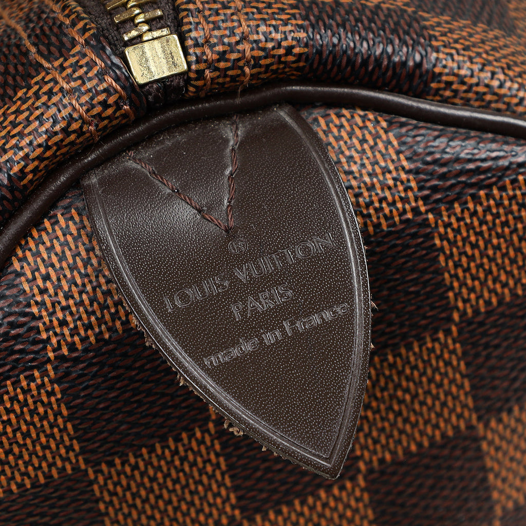 Louis Vuitton Damier Ebene Speedy 30 Bag