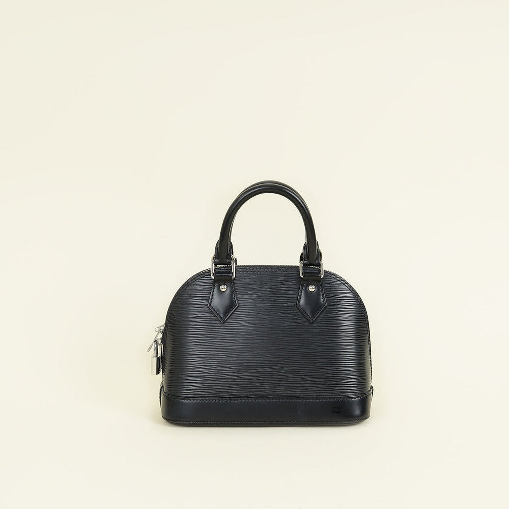 Louis Vuitton Black Alma BB Bag