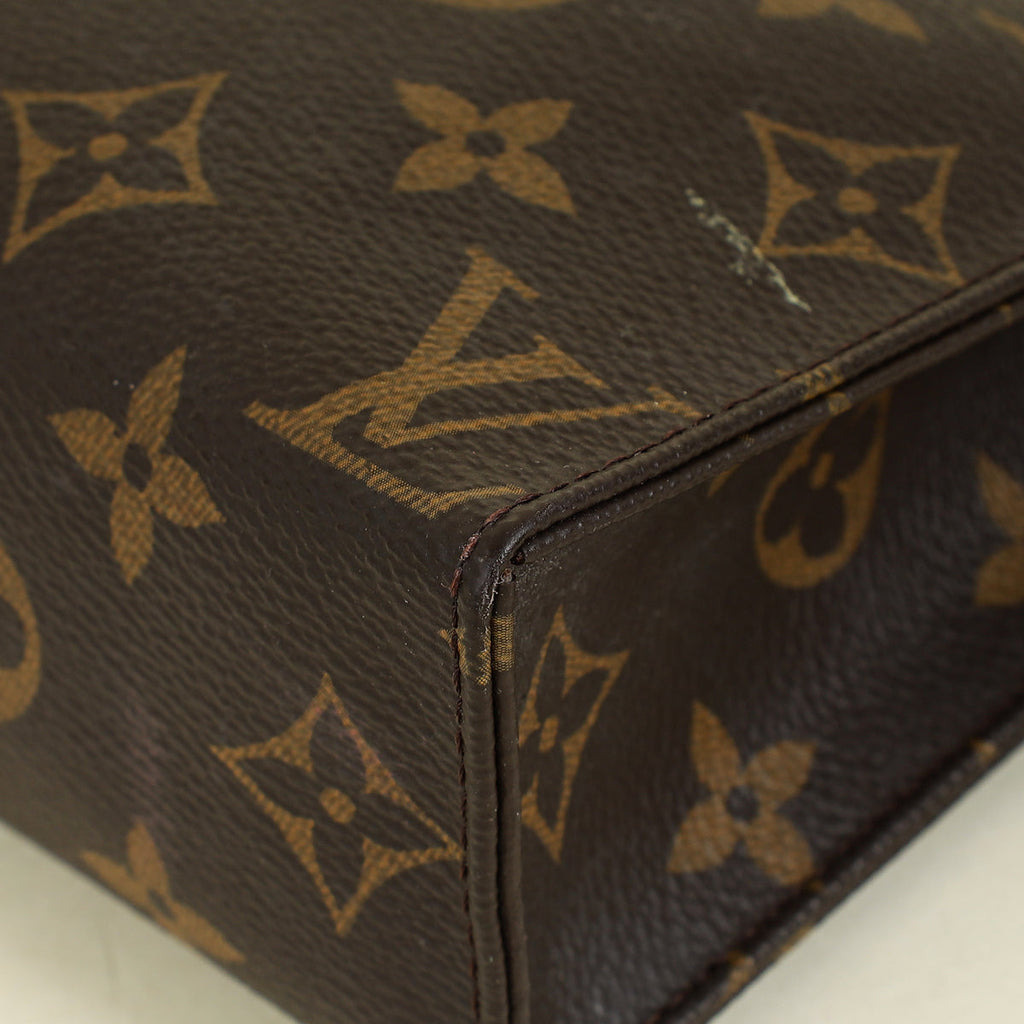 Louis Vuitton Brown Monogram Toiletry Pouch 19
