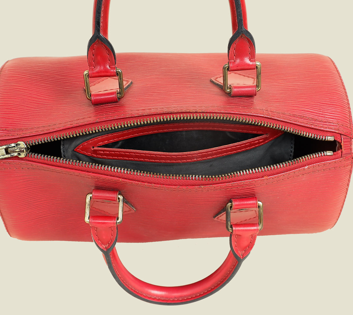Louis Vuitton Rouge Speedy 25 Bag