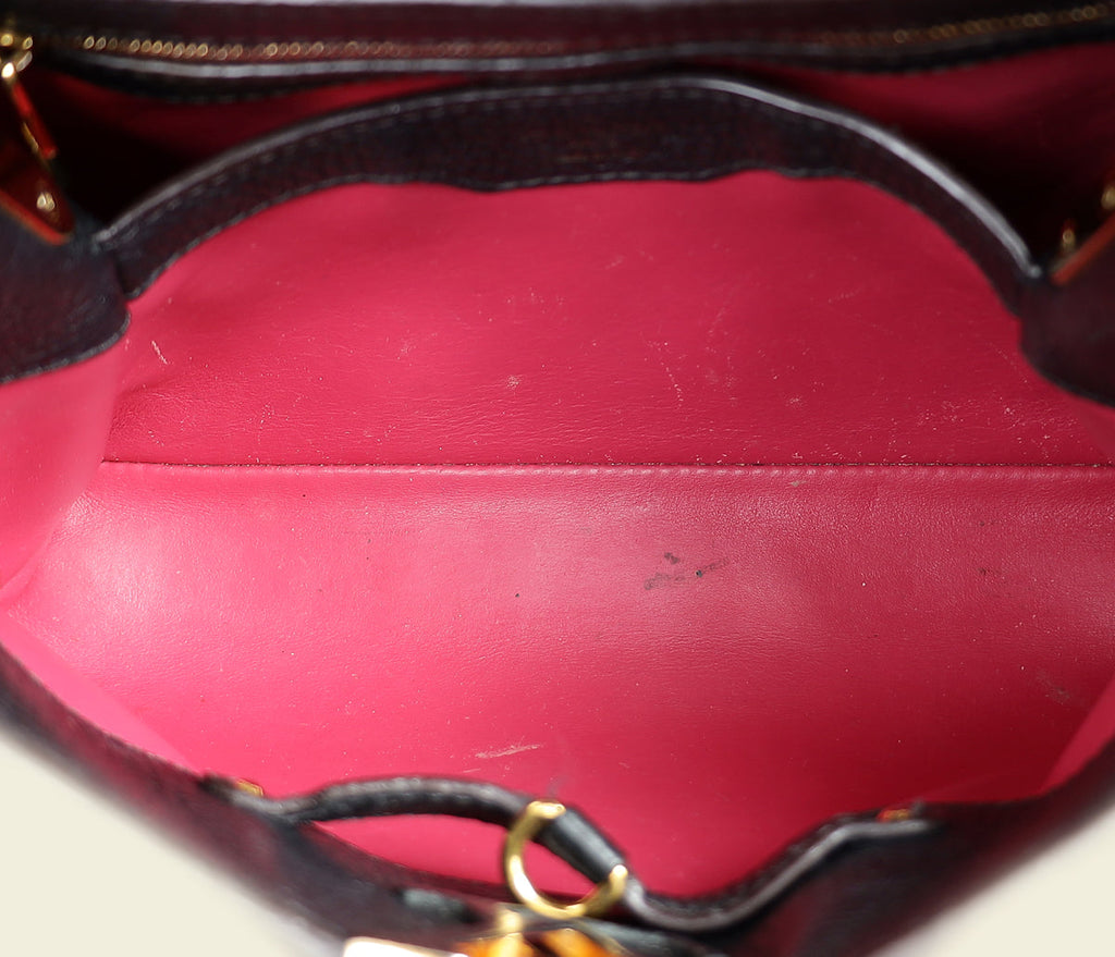 Louis Vuitton Black Capucines BB Bag