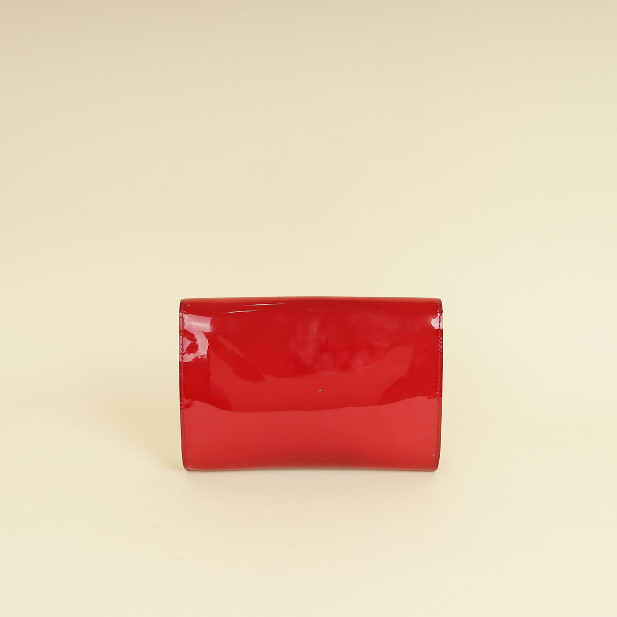 Louis Vuitton Red Vernis Louise Clutch