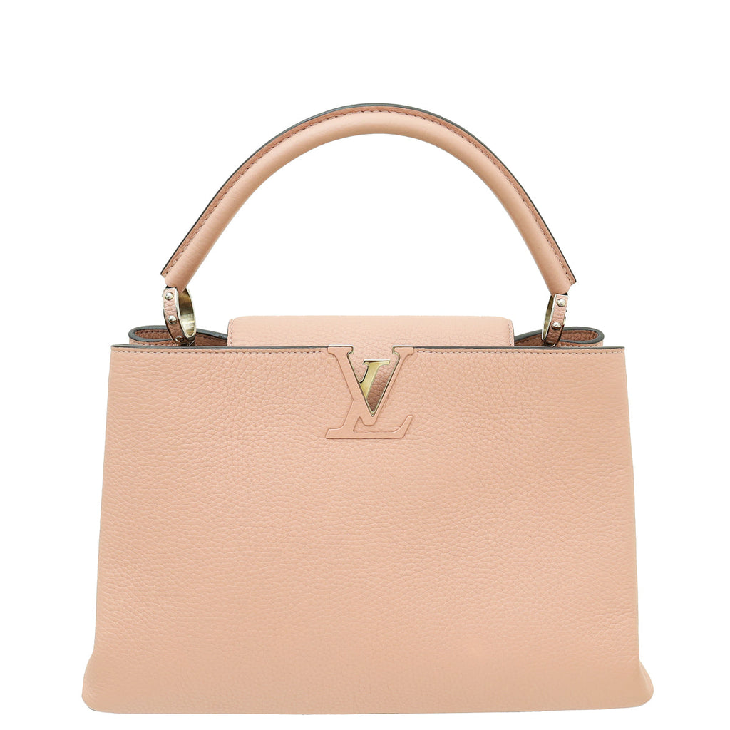Louis Vuitton Rose Ballerine Capucines MM Bag