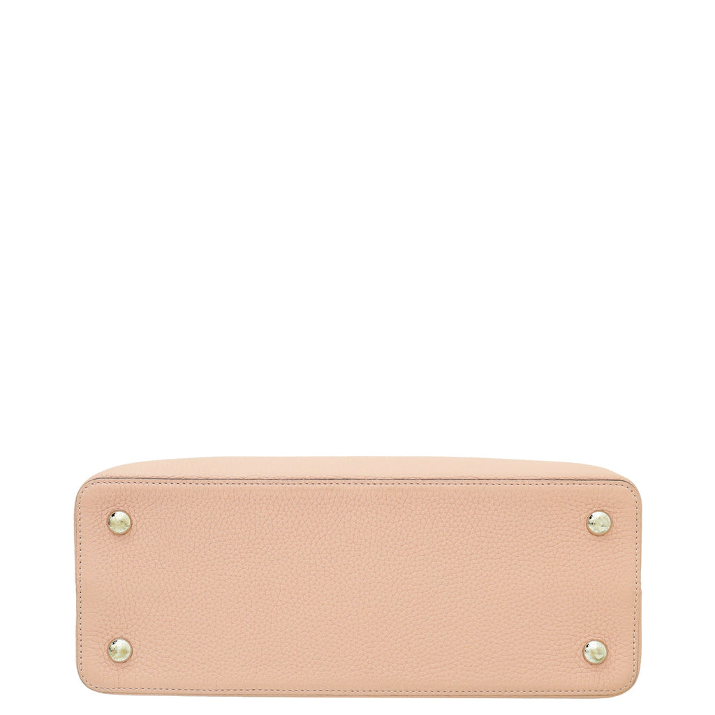 Louis Vuitton Rose Ballerine Capucines MM Bag