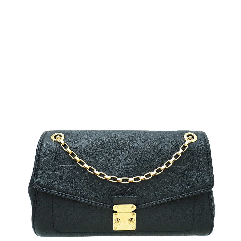Louis Vuitton Black Monogram Empreinte Saint Germain PM Bag