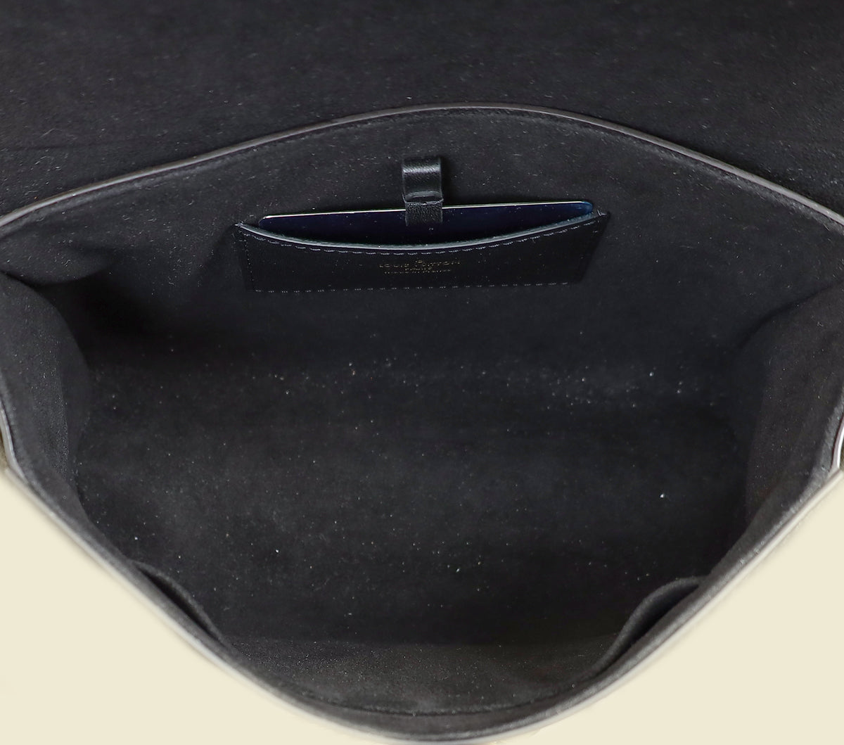 Louis Vuitton Black Veau Satin Monogram Twist MM Bag