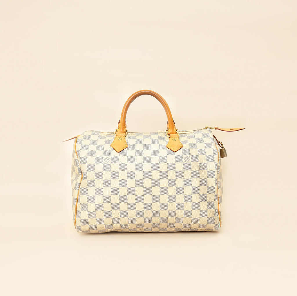 Louis Vuitton Damier Azur Speedy 30 Bag