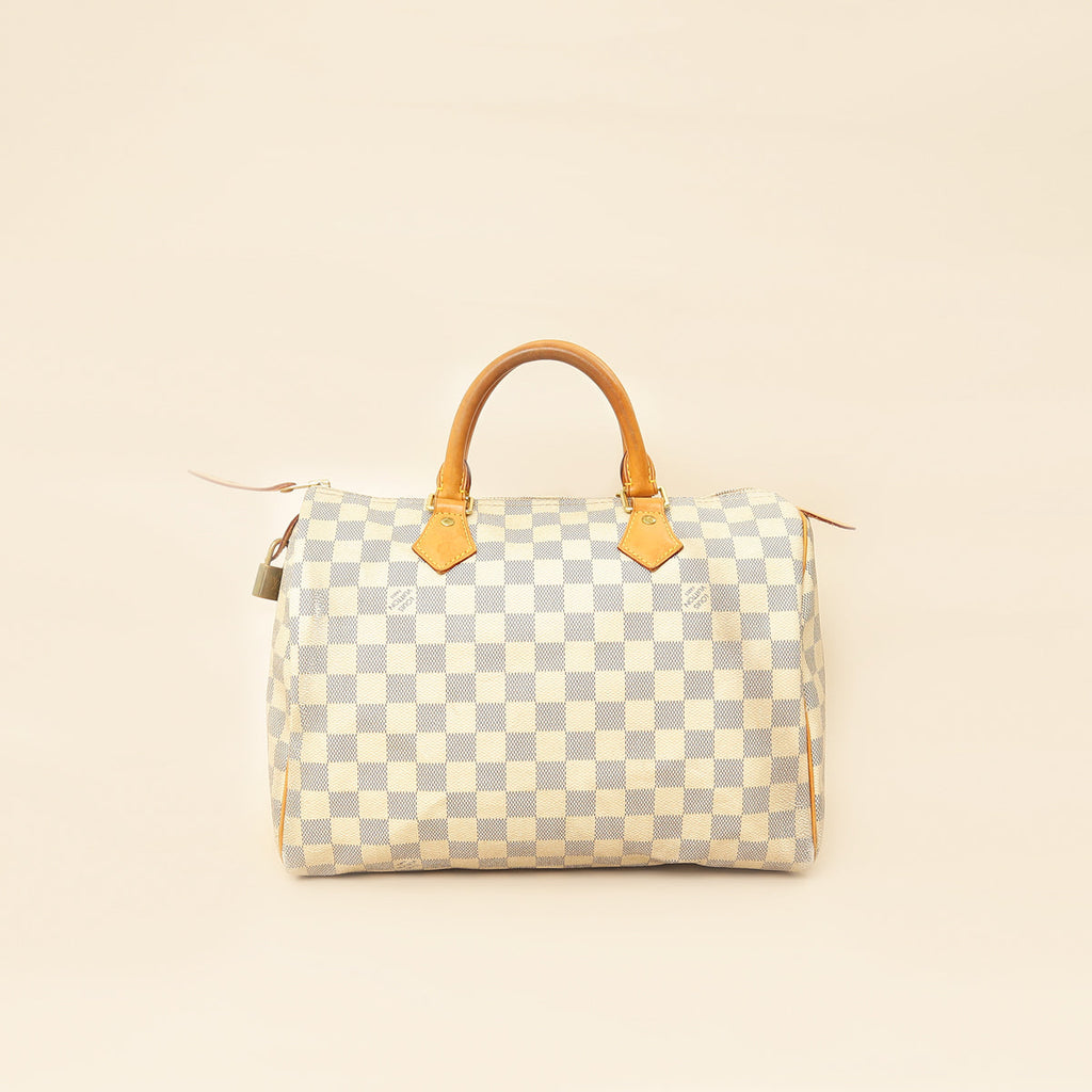Louis Vuitton Damier Azur Speedy 30 Bag
