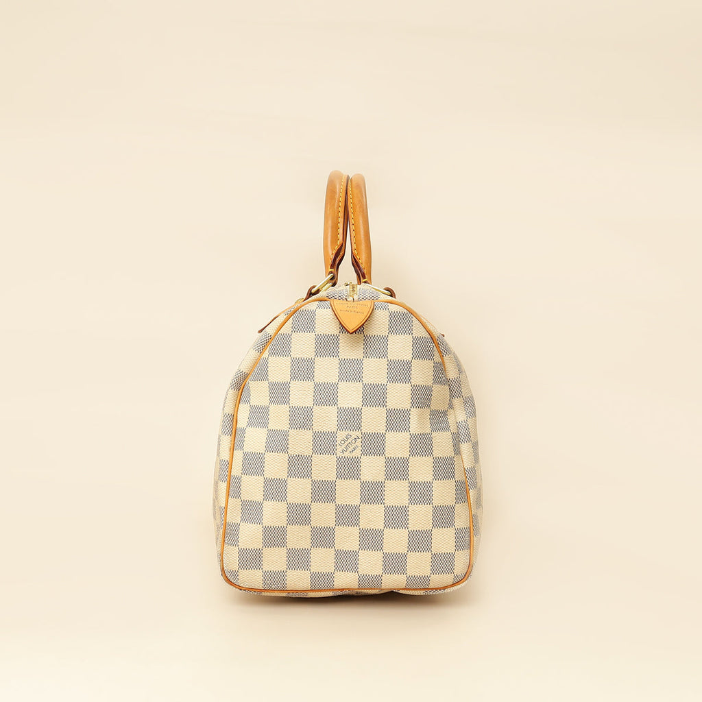 Louis Vuitton Damier Azur Speedy 30 Bag