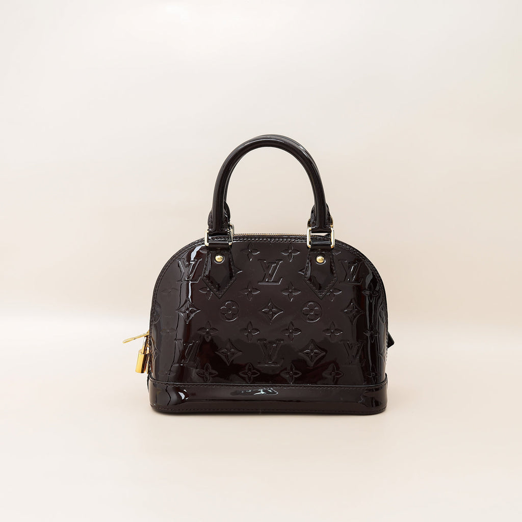 Louis Vuitton Amarante Monogram Vernis Alma BB Bag