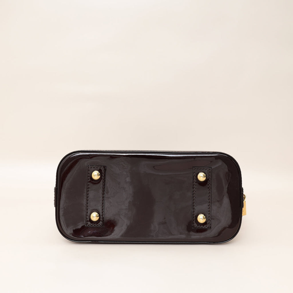 Louis Vuitton Amarante Monogram Vernis Alma BB Bag