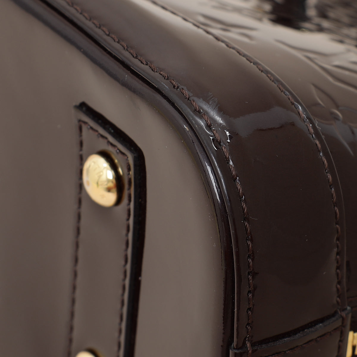 Louis Vuitton Amarante Monogram Vernis Alma BB Bag