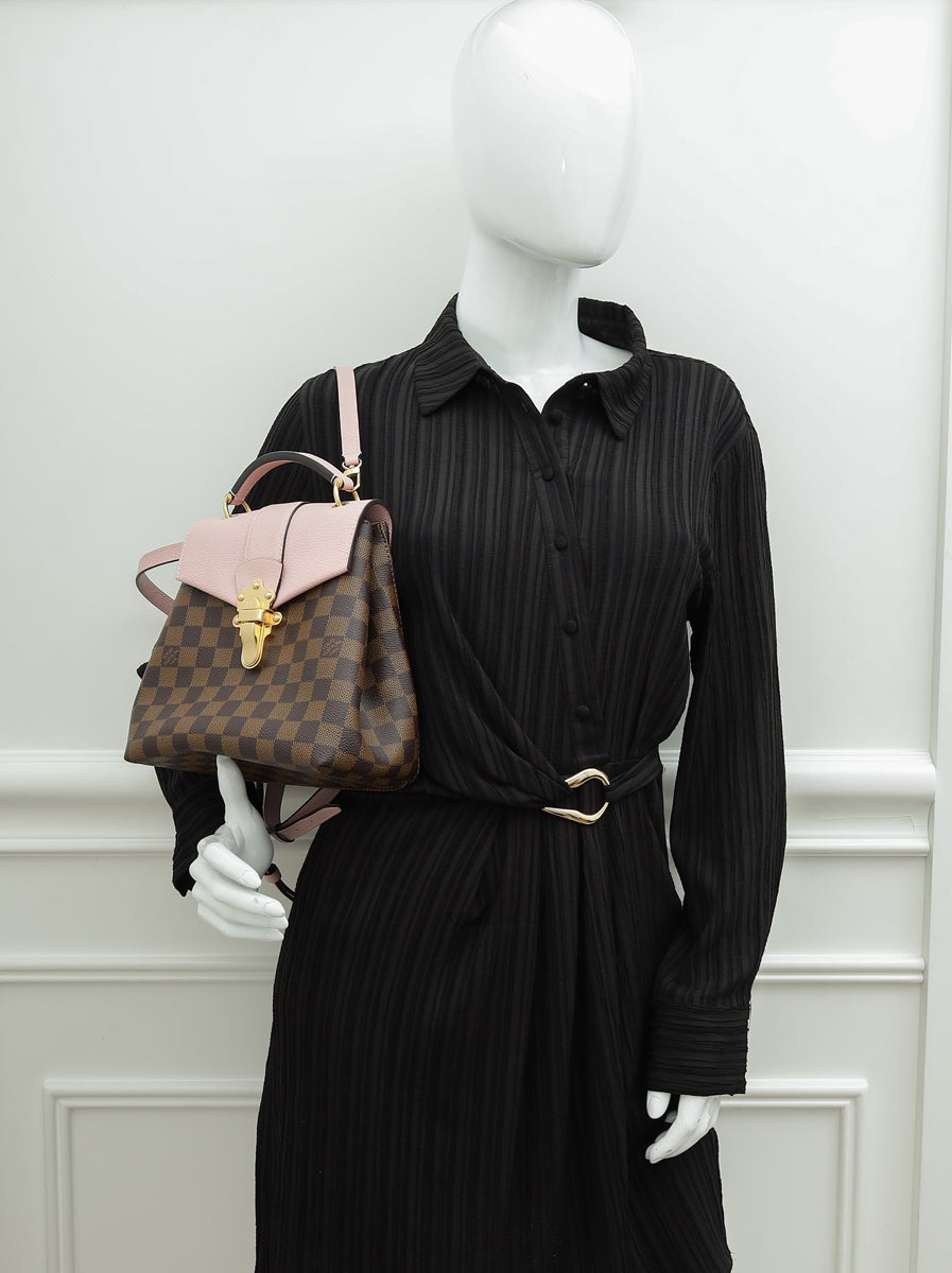 Louis Vuitton Damier Magnolia Taurillon Clapton Backpack Bag