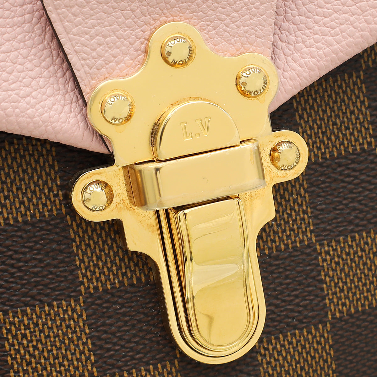 Louis Vuitton Damier Magnolia Taurillon Clapton Backpack Bag