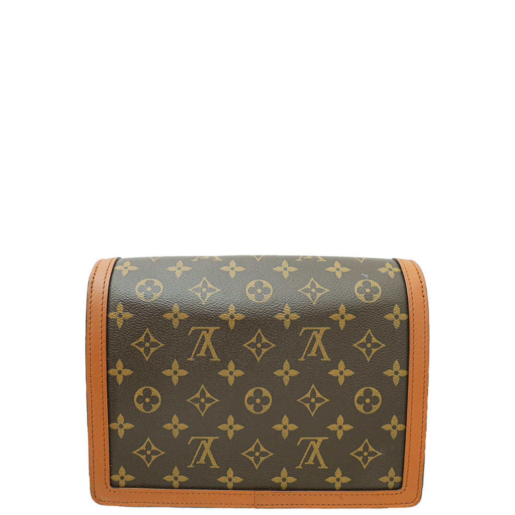 Louis Vuitton Brown Monogram/Reverse Dauphine MM Bag