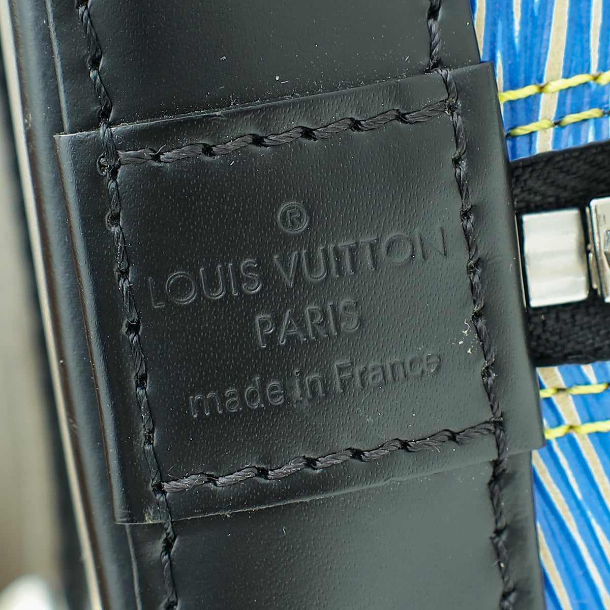 Louis Vuitton Bicolor Denim Light Alma PM Bag