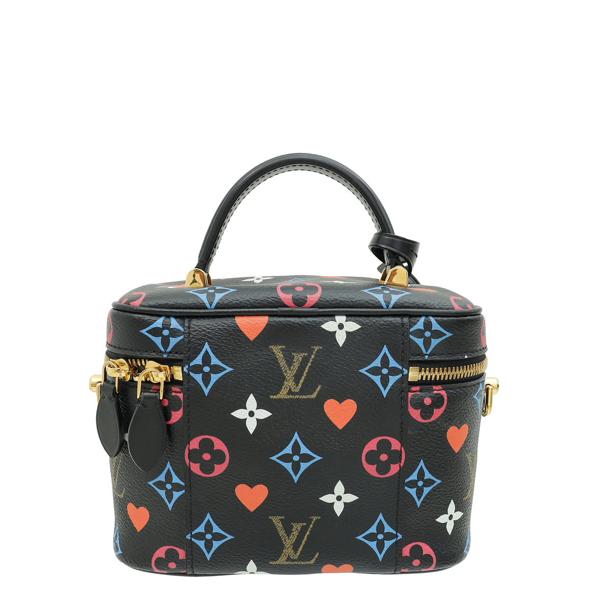 Louis Vuitton Black Multicolor Game On Vanity PM Bag