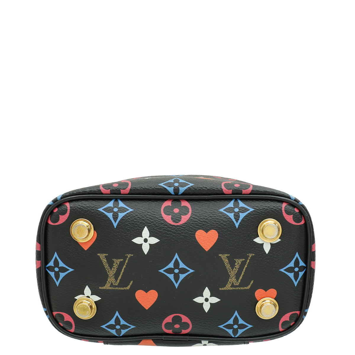 Louis Vuitton Black Multicolor Game On Vanity PM Bag