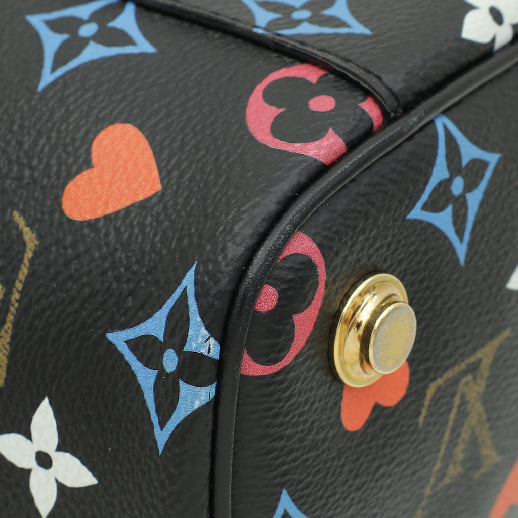 Louis Vuitton Black Multicolor Game On Vanity PM Bag