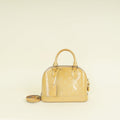 Louis Vuitton Beige Monogram Vernis Alma BB Bag
