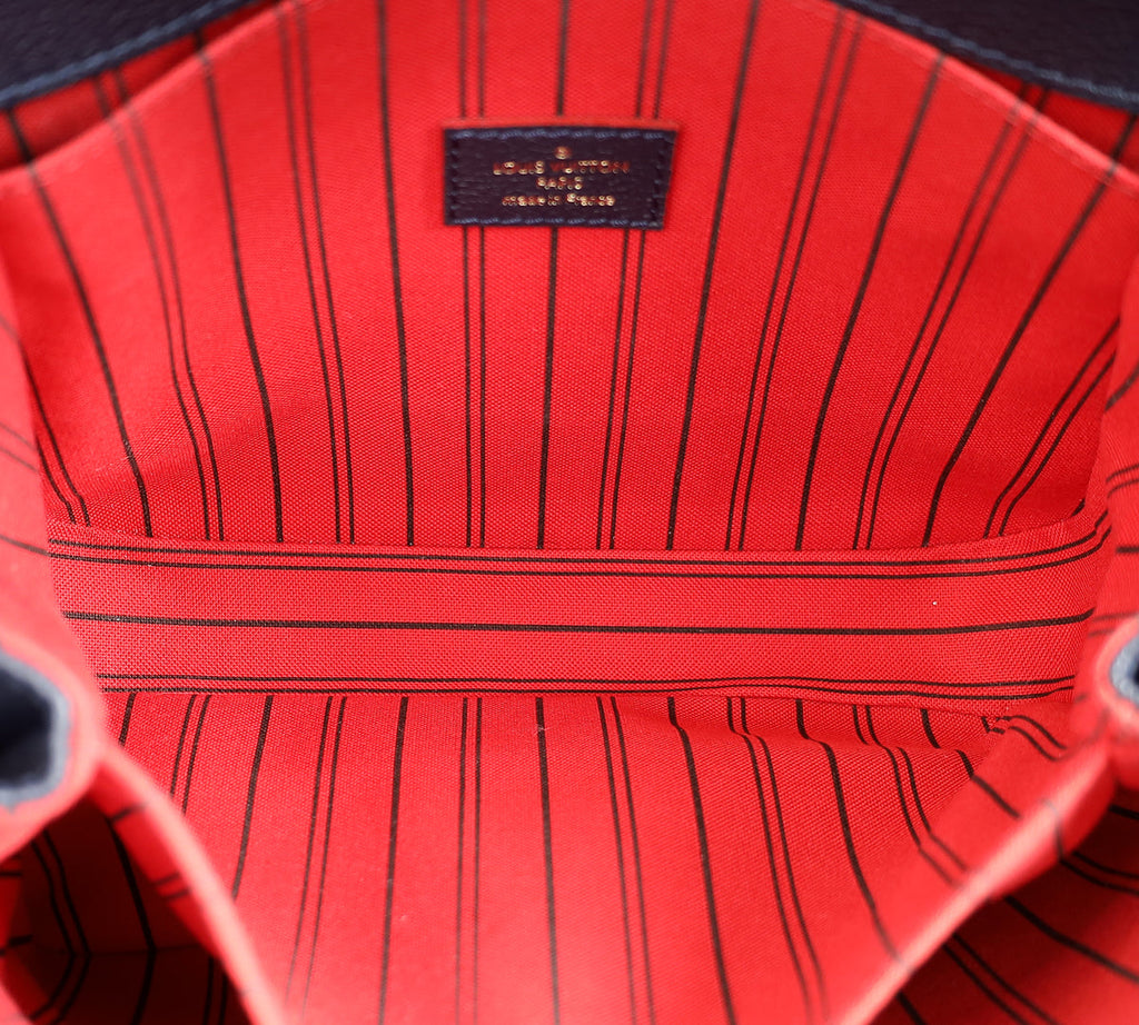 Louis Vuitton Marine Rouge Monogram Empreinte Pochette Metis