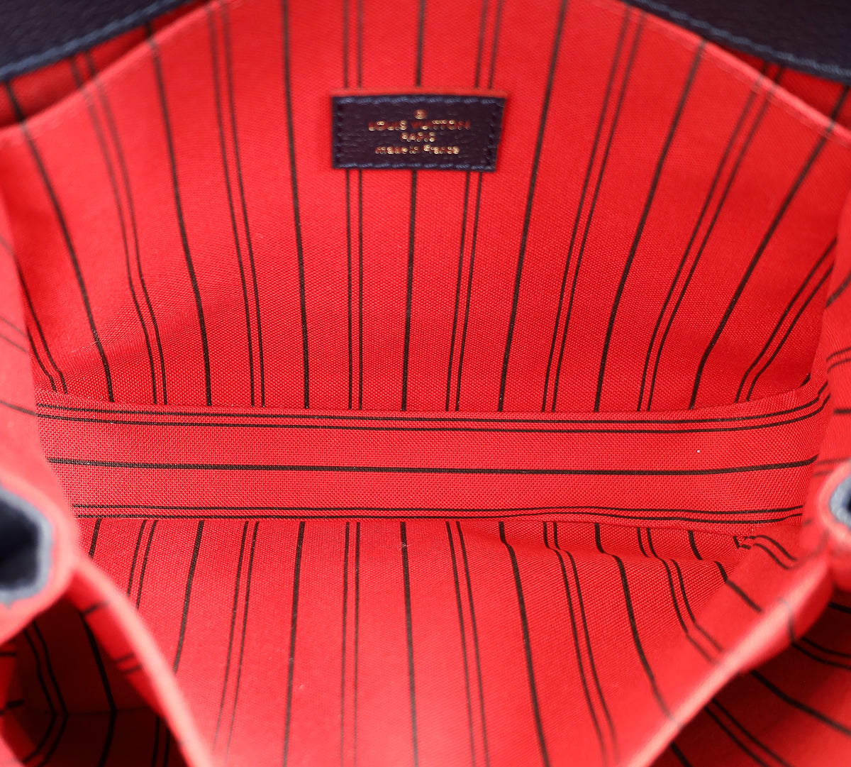 Louis Vuitton Marine Rouge Monogram Empreinte Pochette Metis