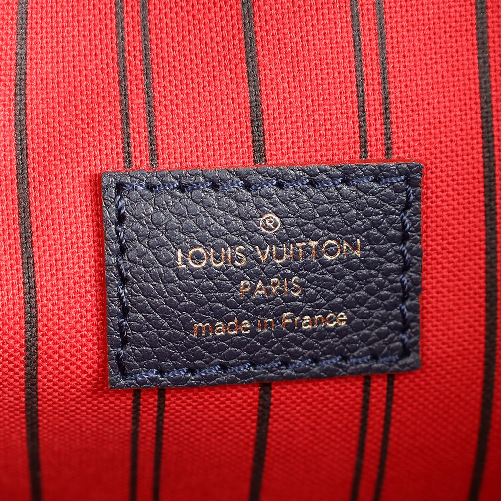 Louis Vuitton Marine Rouge Monogram Empreinte Pochette Metis