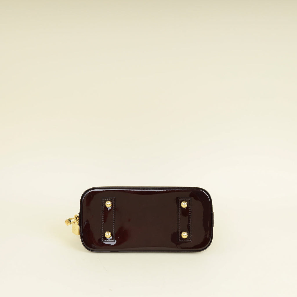 Louis Vuitton Amarante Monogram Vernis Alma BB Bag