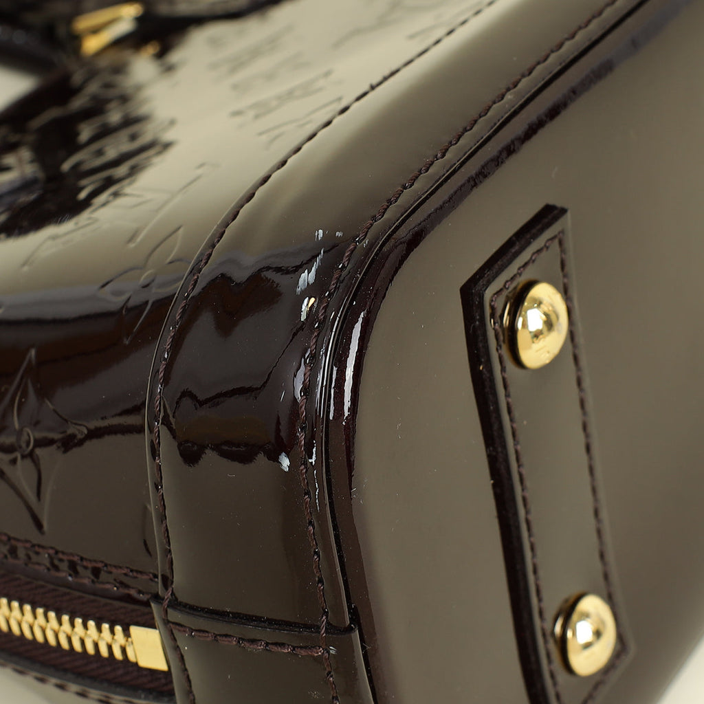 Louis Vuitton Amarante Monogram Vernis Alma BB Bag
