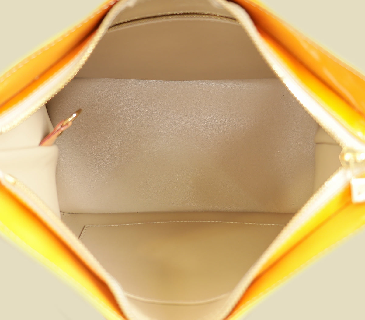 Louis Vuitton Jaune Passion Monogram Vernis Houston Bag
