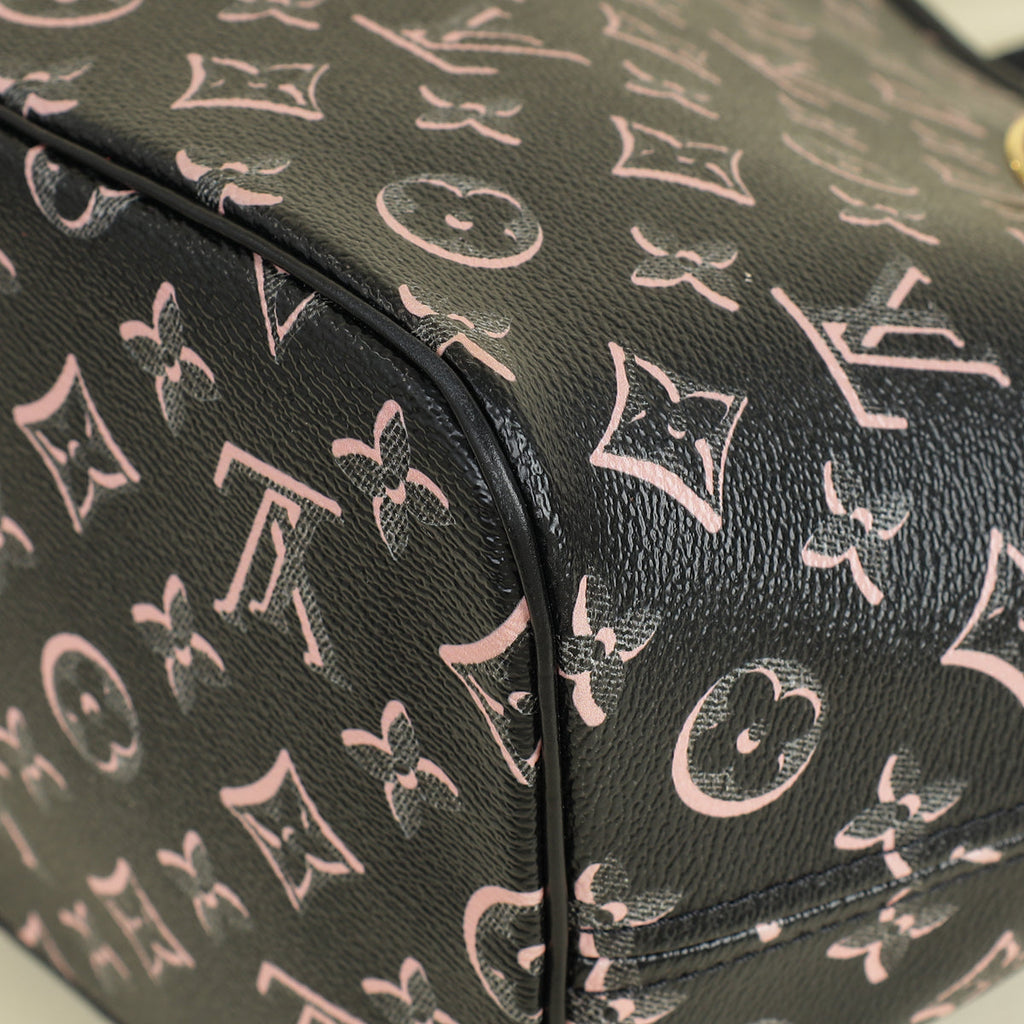 Louis Vuitton Bicolor Fall For You Monogram Black Neverfull MM Bag