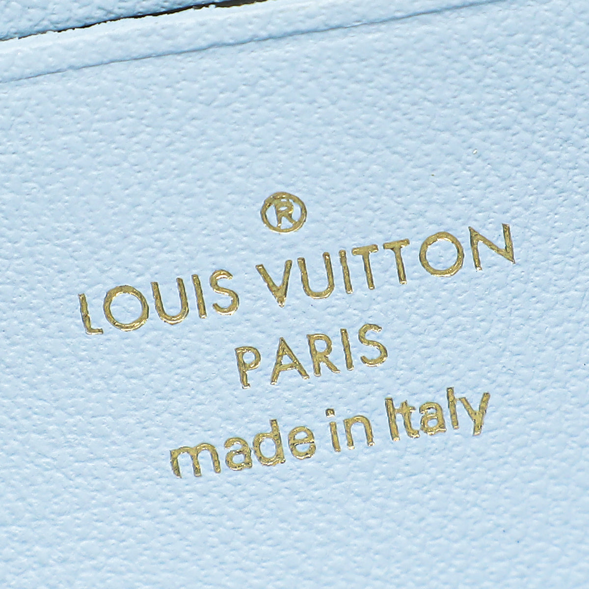 Louis Vuitton Blue Glacier Bubblegram Wallet On Strap