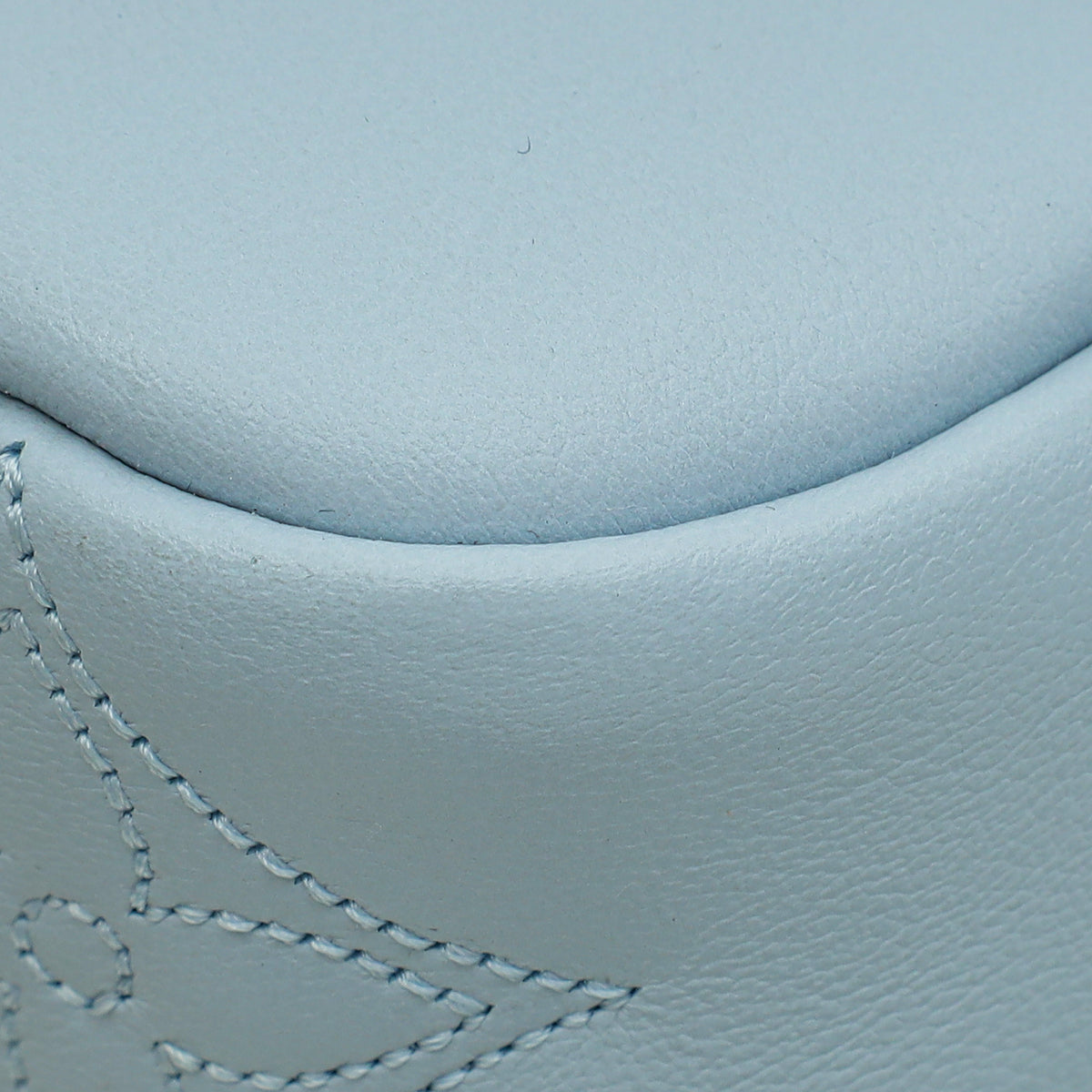 Louis Vuitton Blue Glacier Bubblegram Wallet On Strap