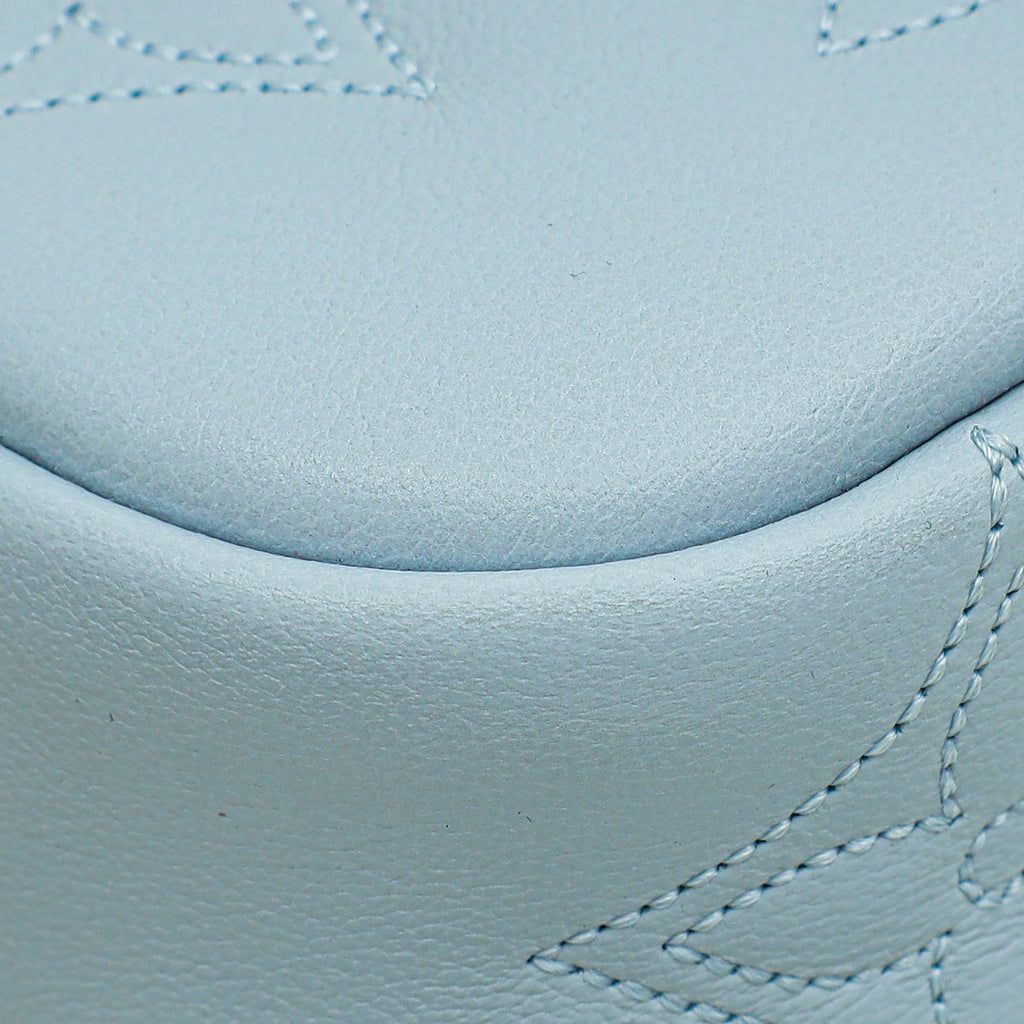 Louis Vuitton Blue Glacier Bubblegram Wallet On Strap